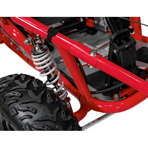 copy of Quad Highper na baterii žlutá 35 km/h + střídavý motor 1000 W + nafouknutá kola + nastavení sedadla