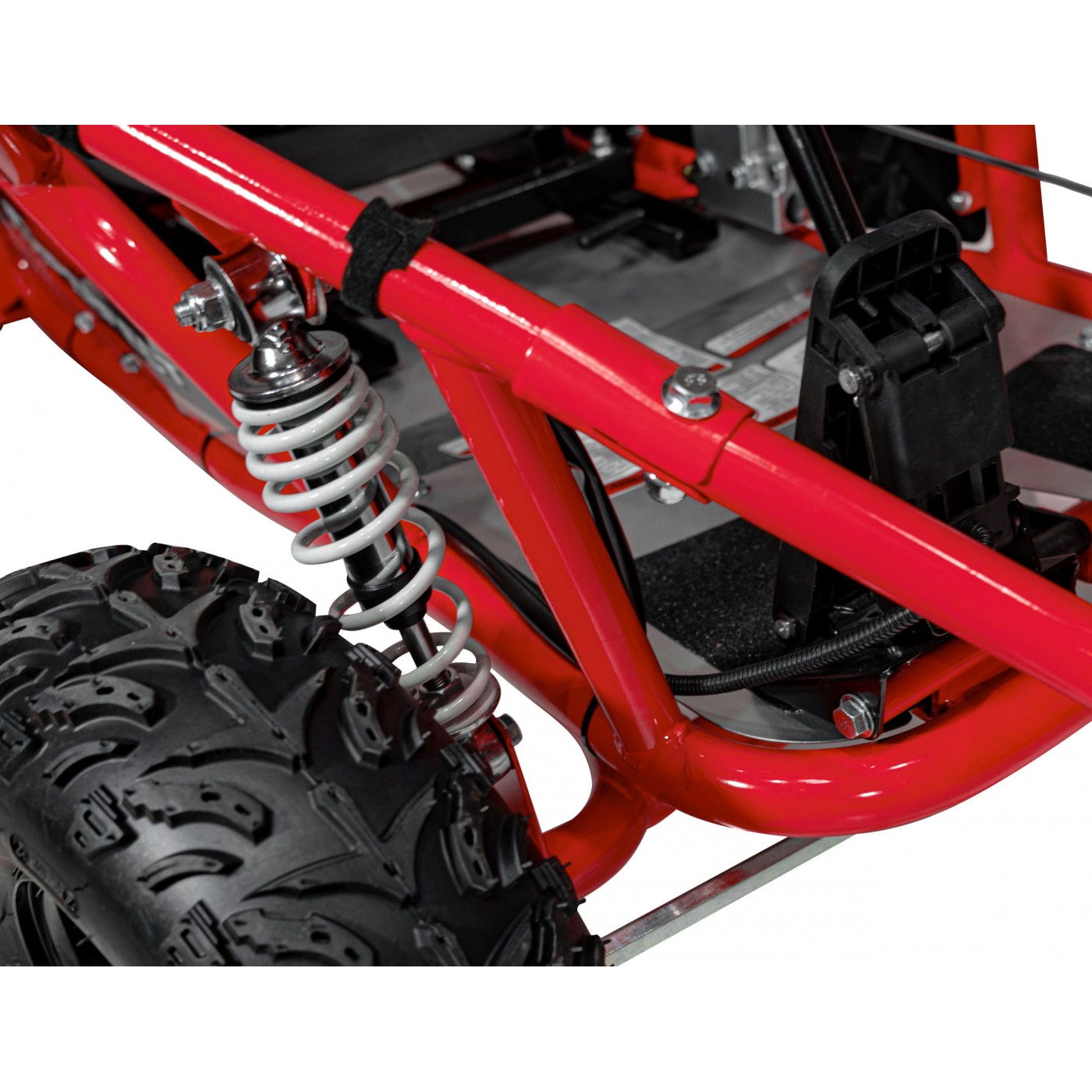 copy of Quad Highper na baterii žlutá 35 km/h + střídavý motor 1000 W + nafouknutá kola + nastavení sedadla