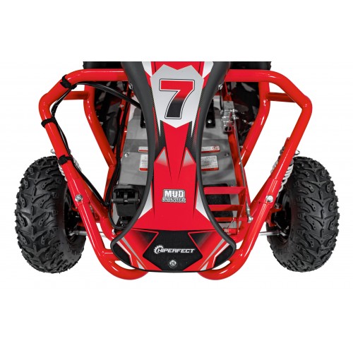 copy of Quad Highper na baterii žlutá 35 km/h + střídavý motor 1000 W + nafouknutá kola + nastavení sedadla
