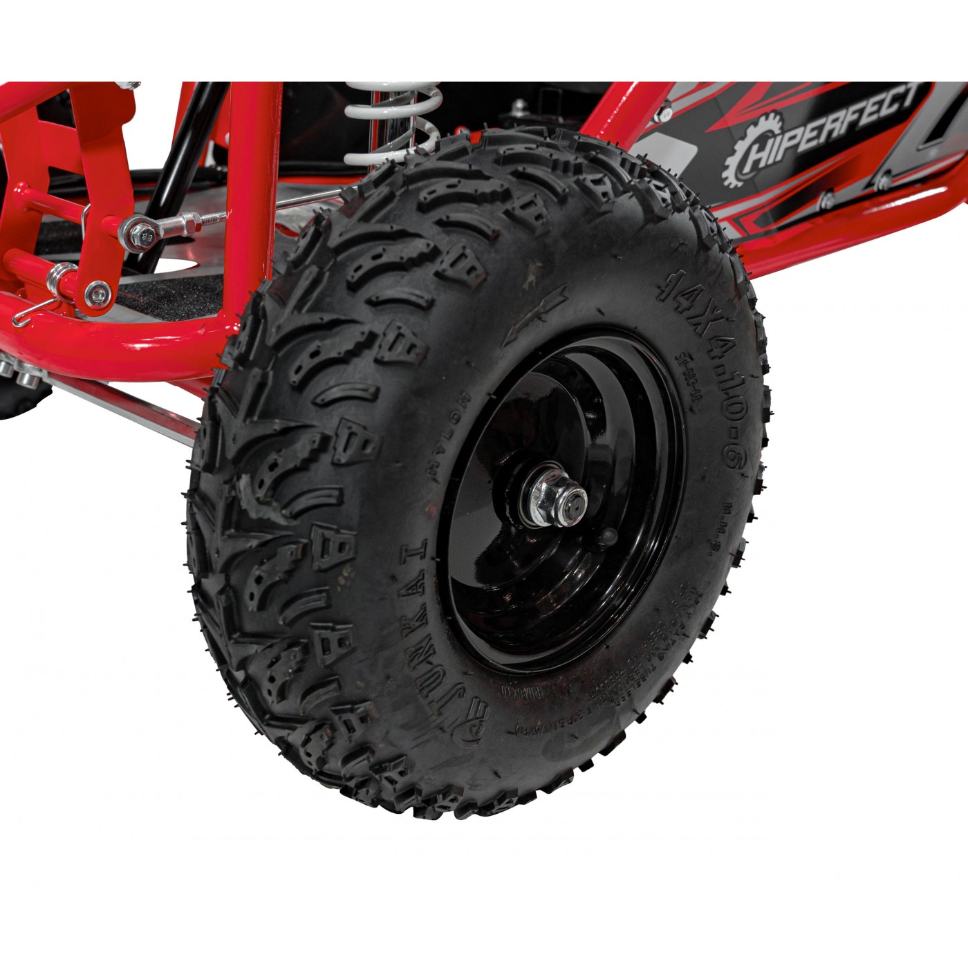 copy of Quad Highper na baterii žlutá 35 km/h + střídavý motor 1000 W + nafouknutá kola + nastavení sedadla