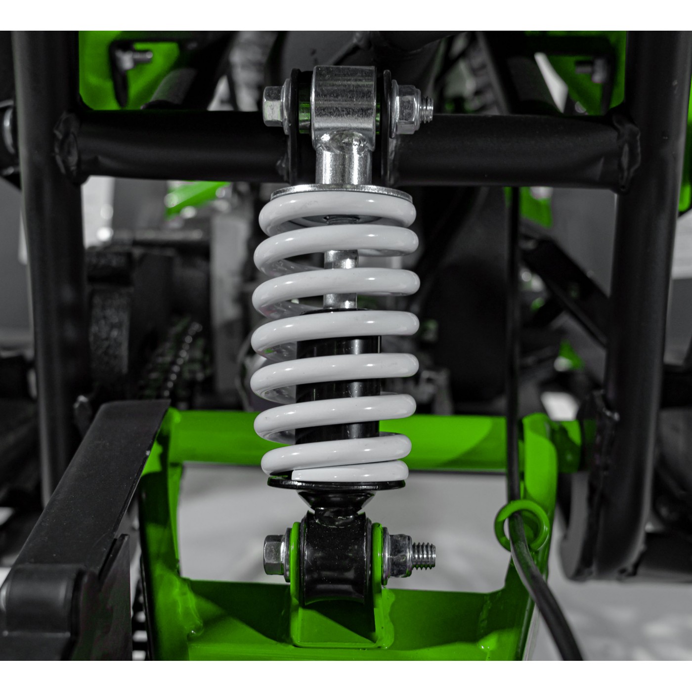 copy of Quad Highper na baterii žlutá 35 km/h + střídavý motor 1000 W + nafouknutá kola + nastavení sedadla