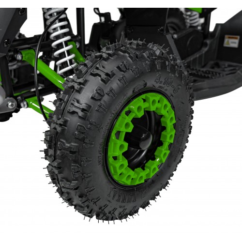 copy of Quad Highper na baterii žlutá 35 km/h + střídavý motor 1000 W + nafouknutá kola + nastavení sedadla