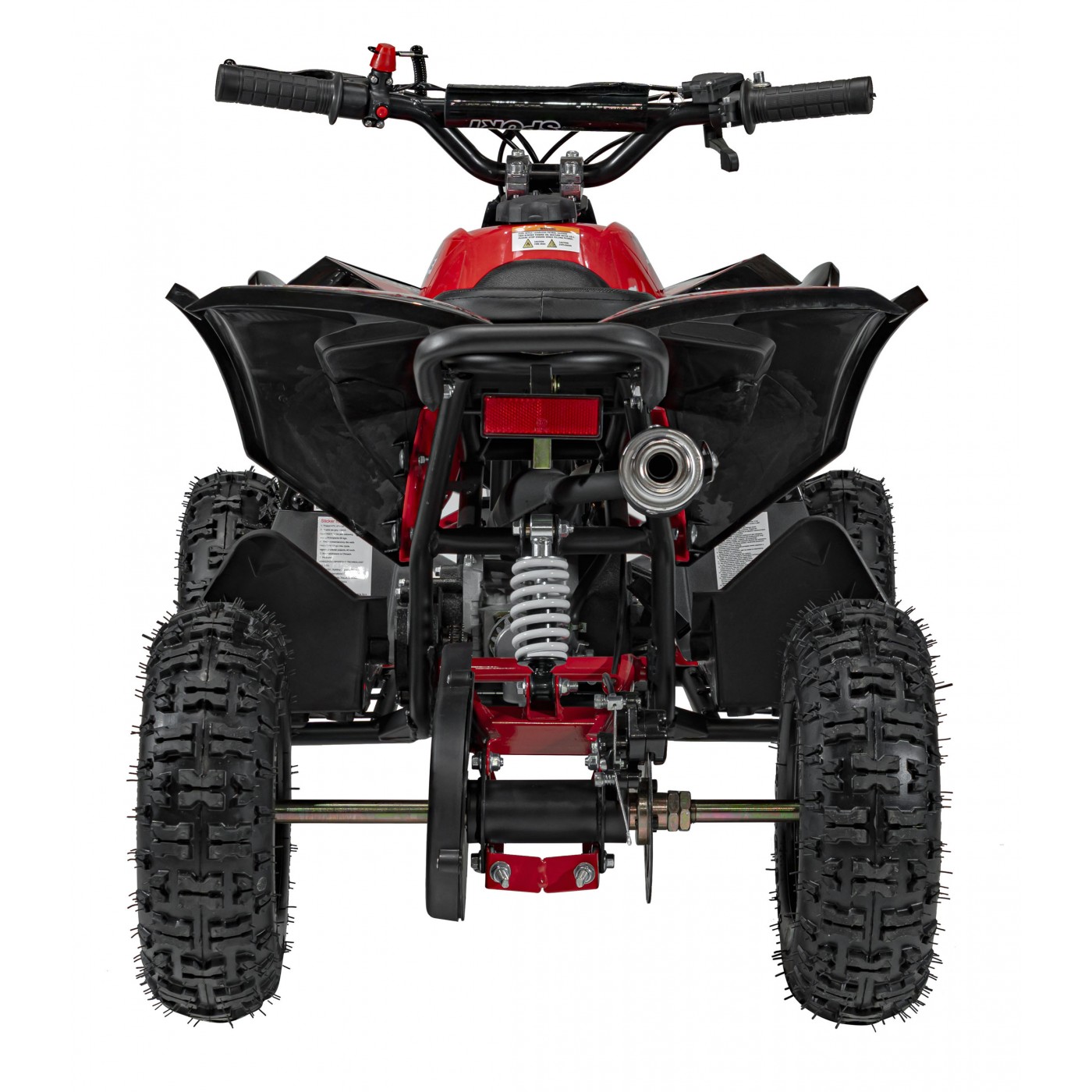 copy of Quad Highper na baterii žlutá 35 km/h + střídavý motor 1000 W + nafouknutá kola + nastavení sedadla