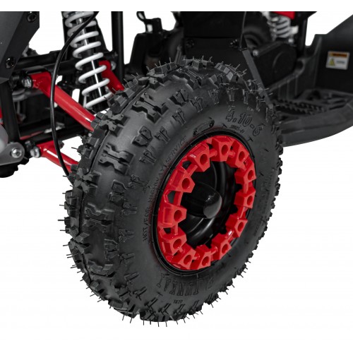 copy of Quad Highper na baterii žlutá 35 km/h + střídavý motor 1000 W + nafouknutá kola + nastavení sedadla