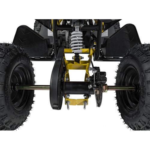 copy of Quad Highper na baterii žlutá 35 km/h + střídavý motor 1000 W + nafouknutá kola + nastavení sedadla