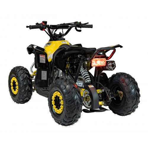 copy of Quad na baterii žlutá 35 km/h + střídavý motor 1000 W + nafouknutá kola + nastavení sedadla
