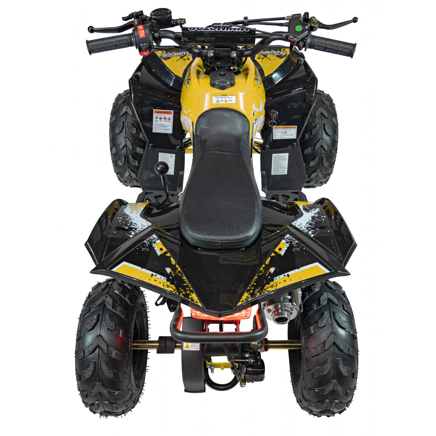 copy of Quad na baterii žlutá 35 km/h + střídavý motor 1000 W + nafouknutá kola + nastavení sedadla