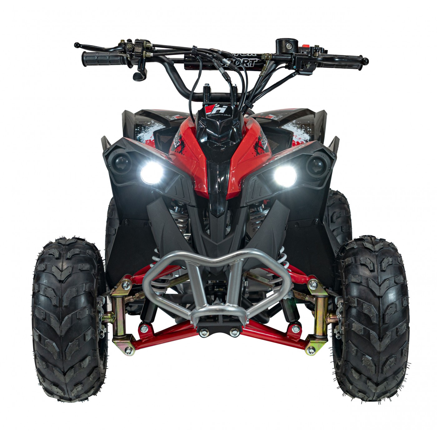 copy of Quad na baterii žlutá 35 km/h + střídavý motor 1000 W + nafouknutá kola + nastavení sedadla