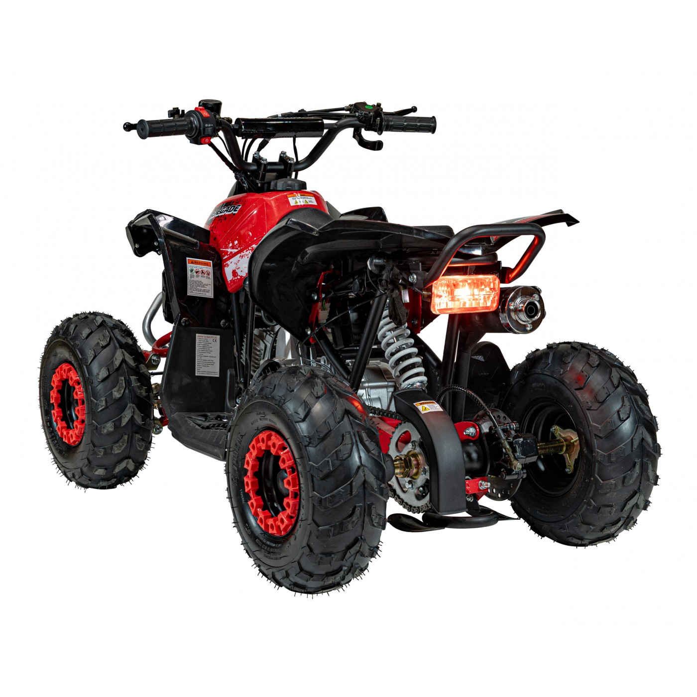 copy of Quad na baterii žlutá 35 km/h + střídavý motor 1000 W + nafouknutá kola + nastavení sedadla