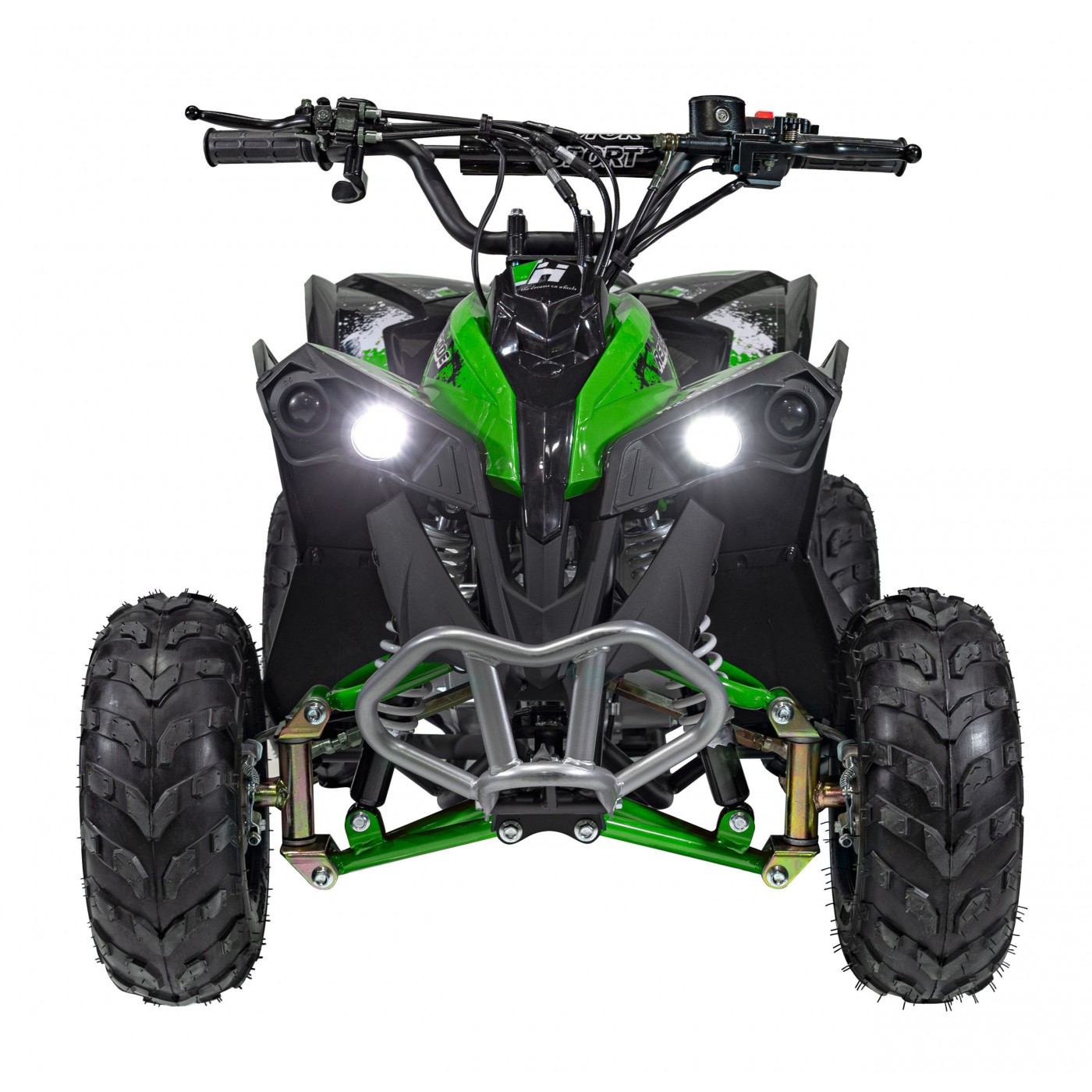 copy of Quad na baterii žlutá 35 km/h + střídavý motor 1000 W + nafouknutá kola + nastavení sedadla