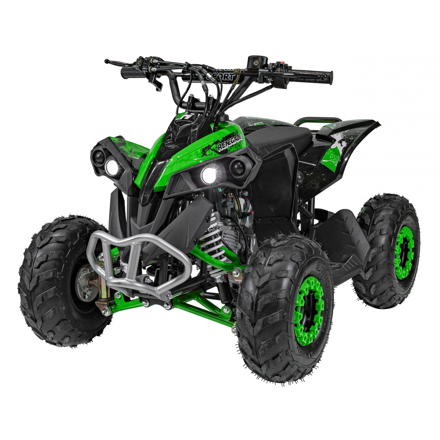 copy of Quad na baterii žlutá 35 km/h + střídavý motor 1000 W + nafouknutá kola + nastavení sedadla