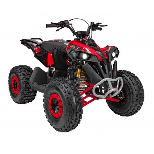copy of Quad Highper na baterii žlutá 35 km/h + střídavý motor 1000 W + nafouknutá kola + nastavení sedadla
