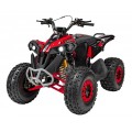 copy of Quad Highper na baterii žlutá 35 km/h + střídavý motor 1000 W + nafouknutá kola + nastavení sedadla