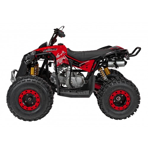 copy of Quad Highper na baterii žlutá 35 km/h + střídavý motor 1000 W + nafouknutá kola + nastavení sedadla