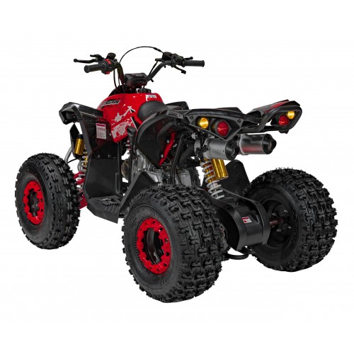 copy of Quad Highper na baterii žlutá 35 km/h + střídavý motor 1000 W + nafouknutá kola + nastavení sedadla