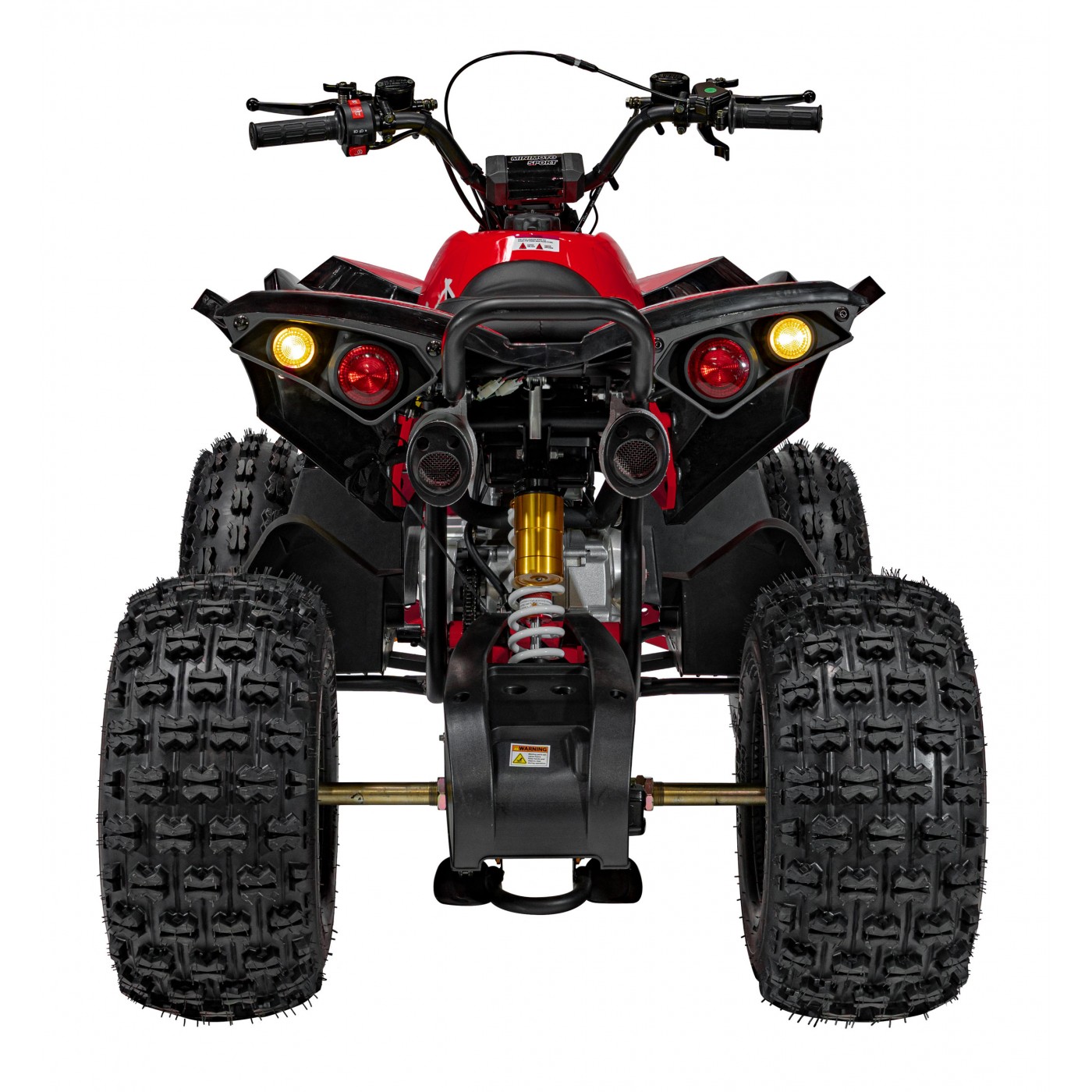 copy of Quad Highper na baterii žlutá 35 km/h + střídavý motor 1000 W + nafouknutá kola + nastavení sedadla