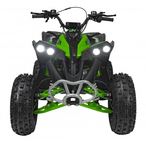 copy of Quad Highper na baterii žlutá 35 km/h + střídavý motor 1000 W + nafouknutá kola + nastavení sedadla