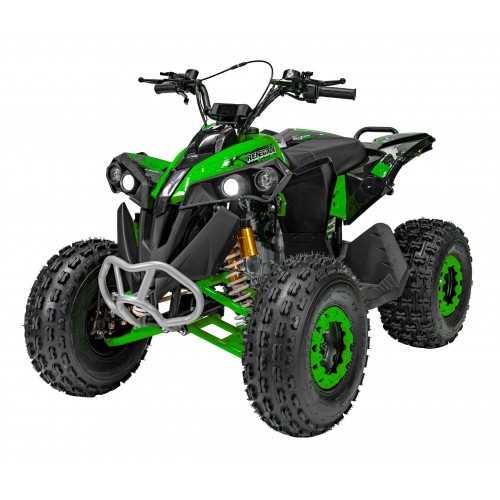 copy of Quad Highper na baterii žlutá 35 km/h + střídavý motor 1000 W + nafouknutá kola + nastavení sedadla