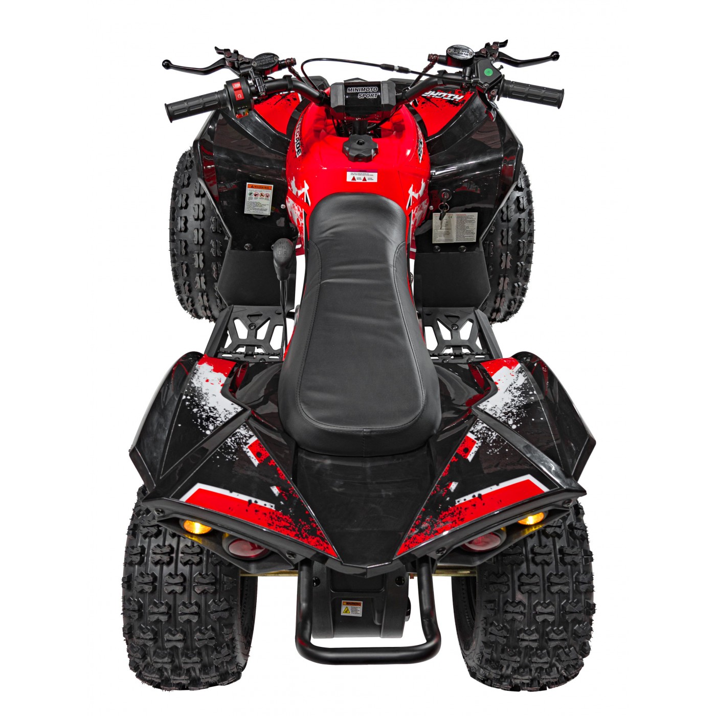 copy of Quad Highper na baterii žlutá 35 km/h + střídavý motor 1000 W + nafouknutá kola + nastavení sedadla