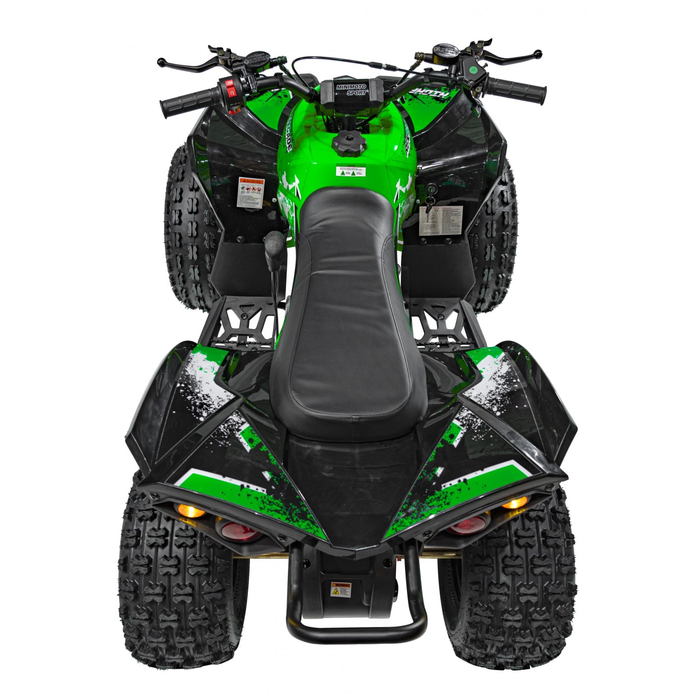 copy of Quad Highper na baterii žlutá 35 km/h + střídavý motor 1000 W + nafouknutá kola + nastavení sedadla