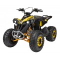 copy of Quad Highper na baterii žlutá 35 km/h + střídavý motor 1000 W + nafouknutá kola + nastavení sedadla