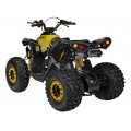 copy of Quad Highper na baterii žlutá 35 km/h + střídavý motor 1000 W + nafouknutá kola + nastavení sedadla