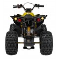 copy of Quad Highper na baterii žlutá 35 km/h + střídavý motor 1000 W + nafouknutá kola + nastavení sedadla