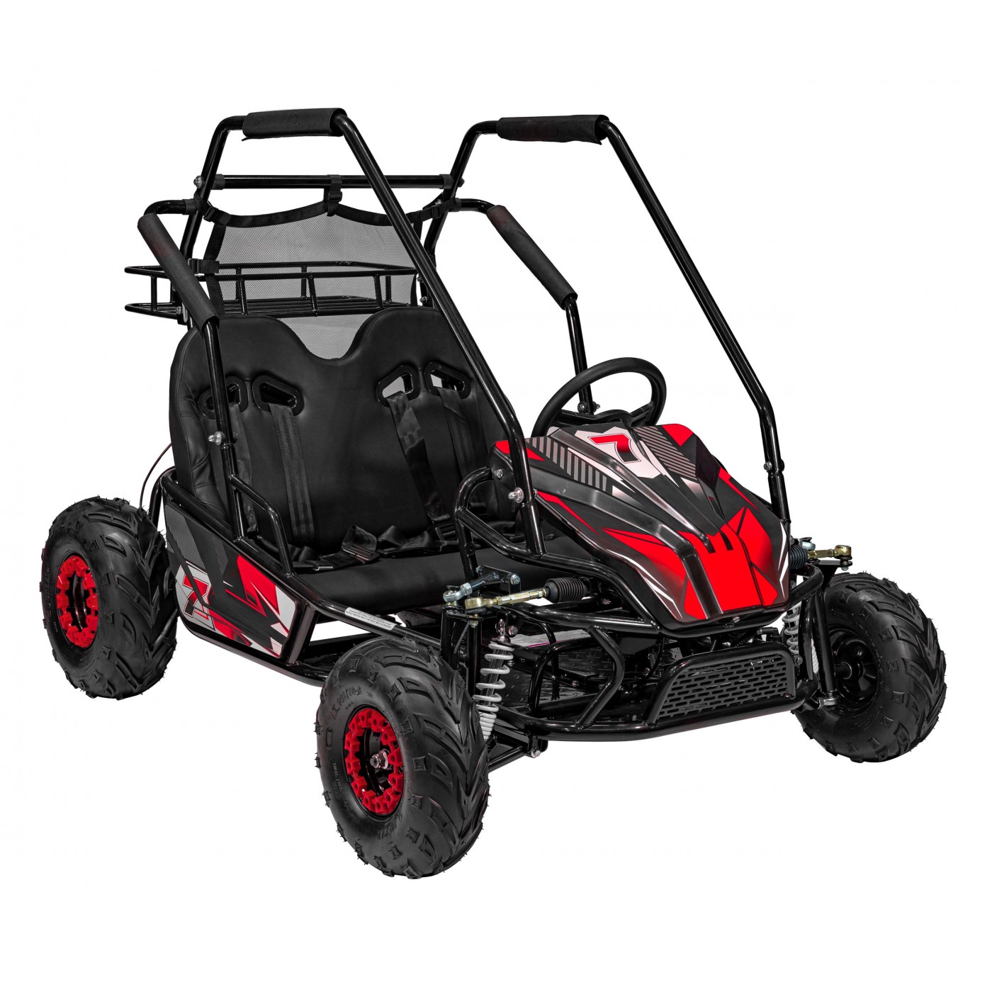 copy of Quad Highper na baterii žlutá 35 km/h + střídavý motor 1000 W + nafouknutá kola + nastavení sedadla