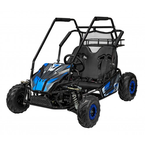 copy of Quad Highper na baterii žlutá 35 km/h + střídavý motor 1000 W + nafouknutá kola + nastavení sedadla