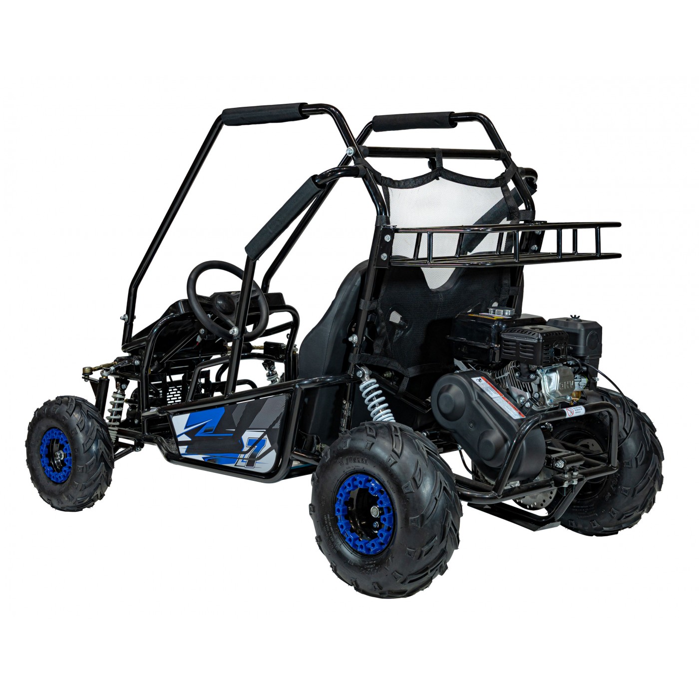 copy of Quad Highper na baterii žlutá 35 km/h + střídavý motor 1000 W + nafouknutá kola + nastavení sedadla