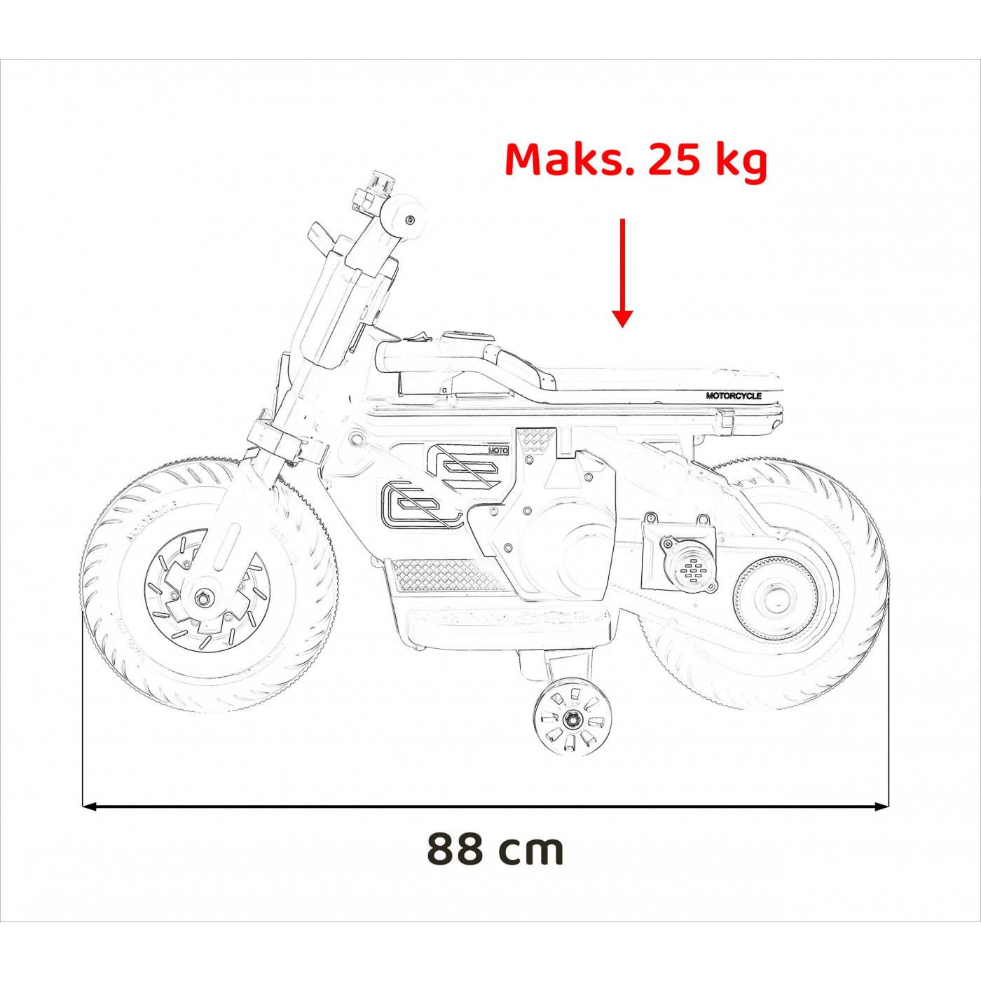 copy of Pojazd ATV CAN-AM Maverick Pomaranczowy