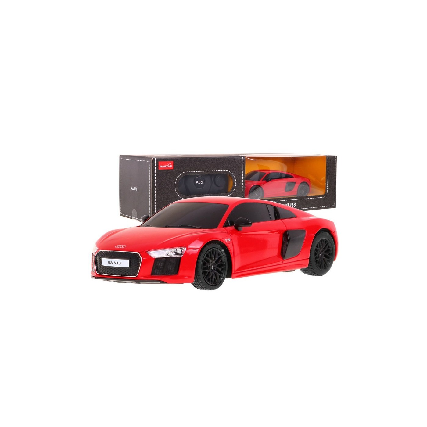 Autíčko R/C Audi R8 červené 1:24 RASTAR