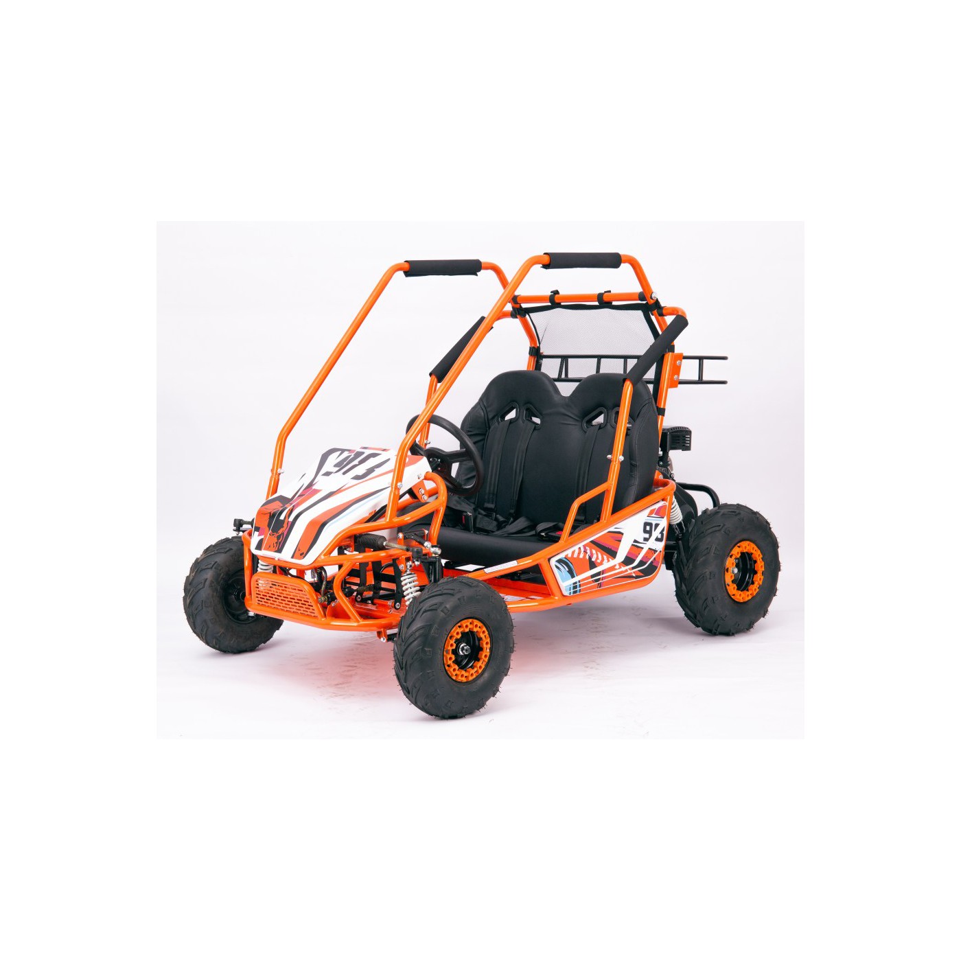 copy of Quad Highper na baterii žlutá 35 km/h + střídavý motor 1000 W + nafouknutá kola + nastavení sedadla
