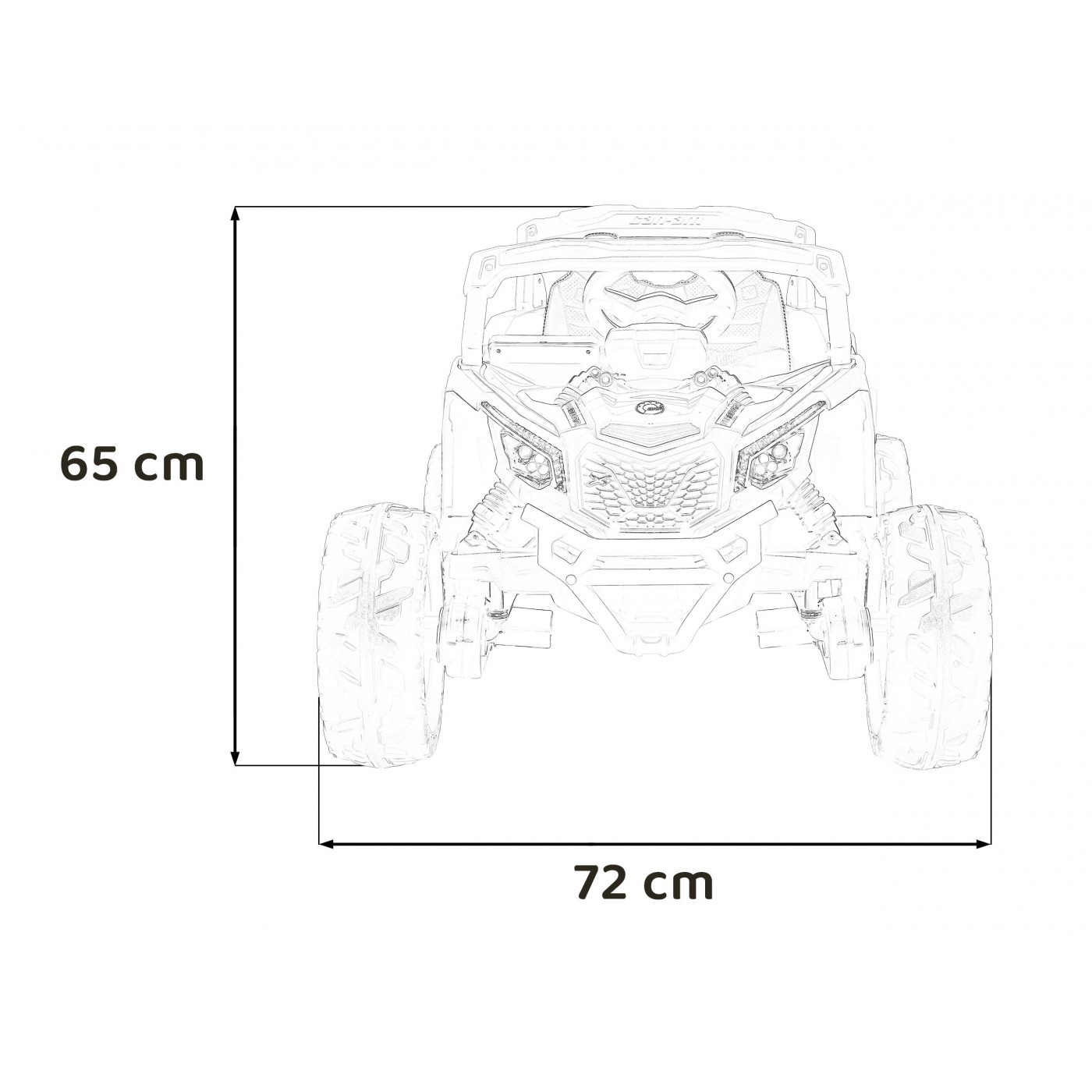 Pojazd ATV CAN-AM Maverick Pomaranczowy