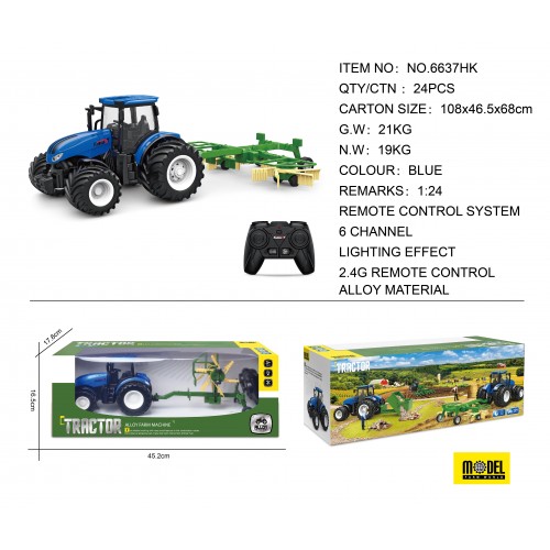 copy of Červený R/C traktor s nakladačem