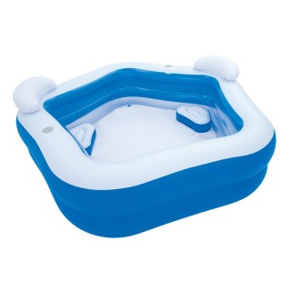 Nafukovací rodinný BAZÉN BESTWAY 213X206CM + 2 sedadla + 2 polštáře + 2 místa na pití