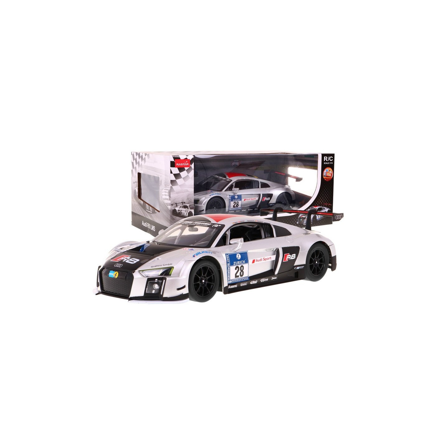 Autíčko R/C Audi R8 LMS USB 1:14 RASTAR