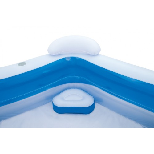 Nafukovací rodinný BAZÉN BESTWAY 213X206CM + 2 sedadla + 2 polštáře + 2 místa na pití