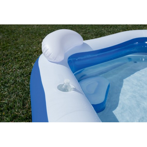 Nafukovací rodinný BAZÉN BESTWAY 213X206CM + 2 sedadla + 2 polštáře + 2 místa na pití
