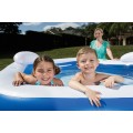 Nafukovací rodinný BAZÉN BESTWAY 213X206CM + 2 sedadla + 2 polštáře + 2 místa na pití