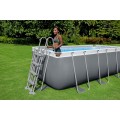 rámový bazén Power Steel 412x201x122 Šedá 13x6FT BESTWAY 6v1 + Příslušenství