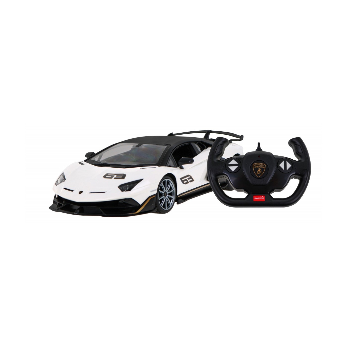 Lamborghini Aventador SVJ RASTAR model 1:14 Dálkové ovládání auta + 2,4 GHz dálkové ovládání