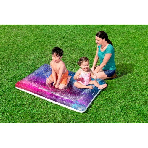Galaktická vodní podložka pro děti 130x90cm BESTWAY + vodní sprej