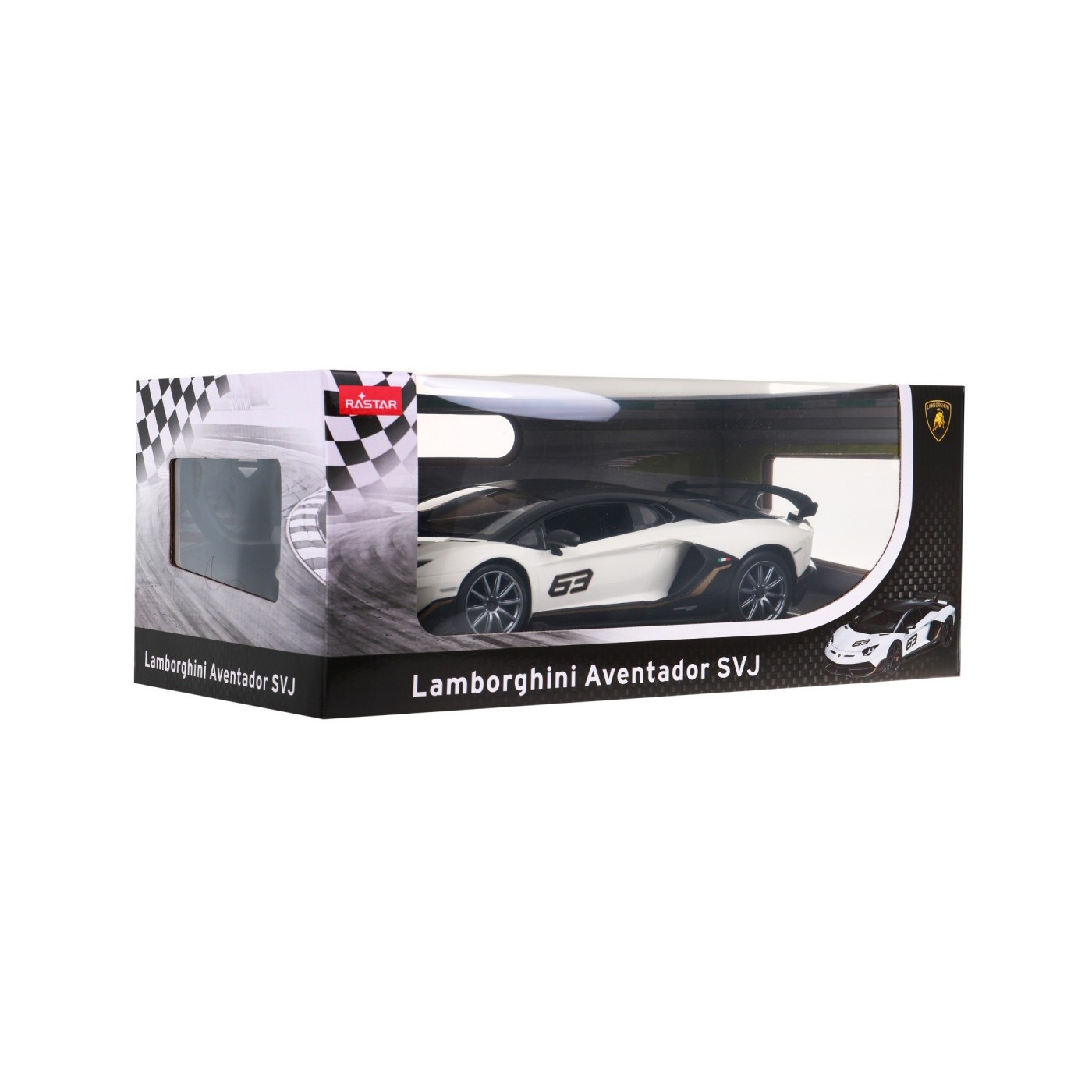 Lamborghini Aventador SVJ RASTAR model 1:14 Dálkové ovládání auta + 2,4 GHz dálkové ovládání