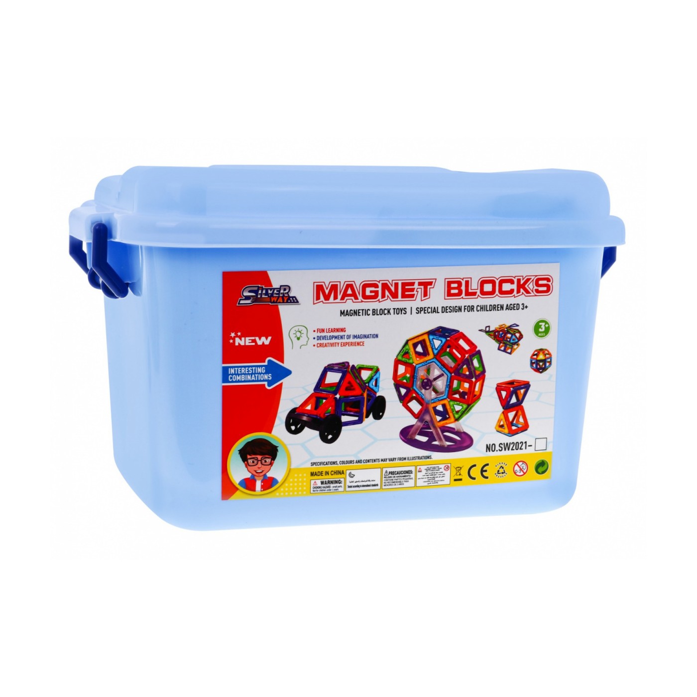 Sada magnetických bloků giga 248el