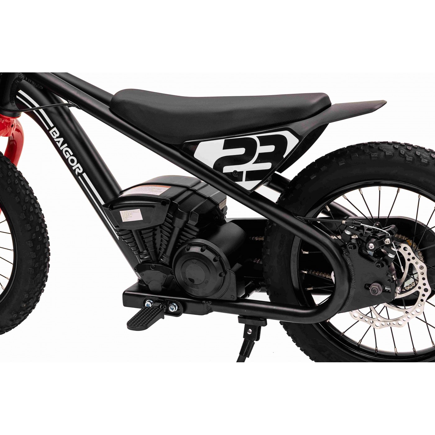 BAIGOR 23 PRO Motocykl černý