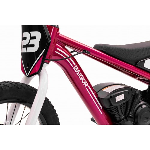 Motocykl BAIGOR 23 PRO Růžový
