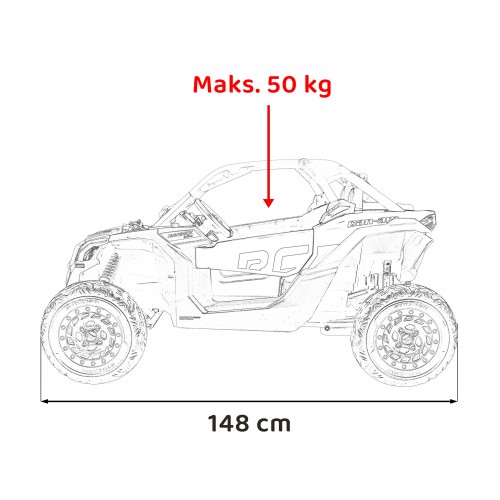 Buggy Maverick Turbo RR růžová