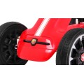 Gokart ABARTH na pedály pro děti červená + Kola EVA + Ruční brza + Volný běh
