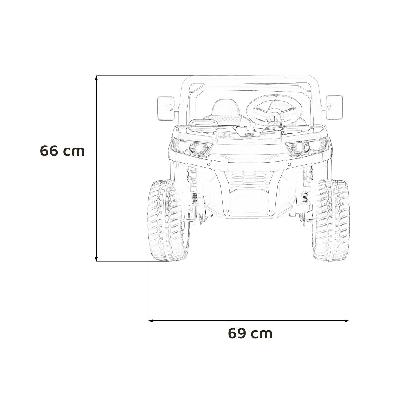 copy of Vozidlo Pick-Up Speed 900 bílé